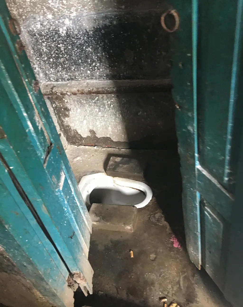 An example of a poorly designed toilet from Bangladesh.
