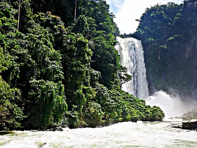 Maria Cristina Falls along the Agus River in Mindanao, Philippines.