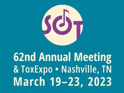 Logo for the Society of Toxicology 2023 meeting
