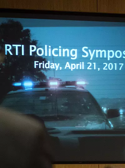 Discussions at an RTI Policing Symposium