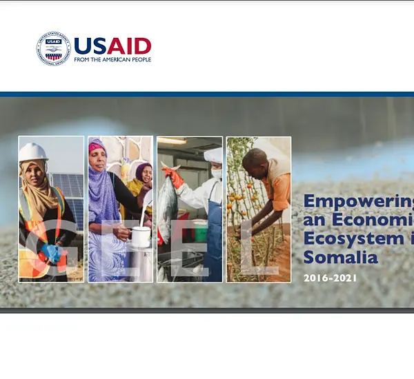 Cover of the impact report on the Somalia GEEL project