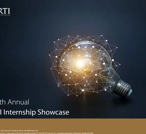 Cover image from the digital program of the 2021 Internship Showcase