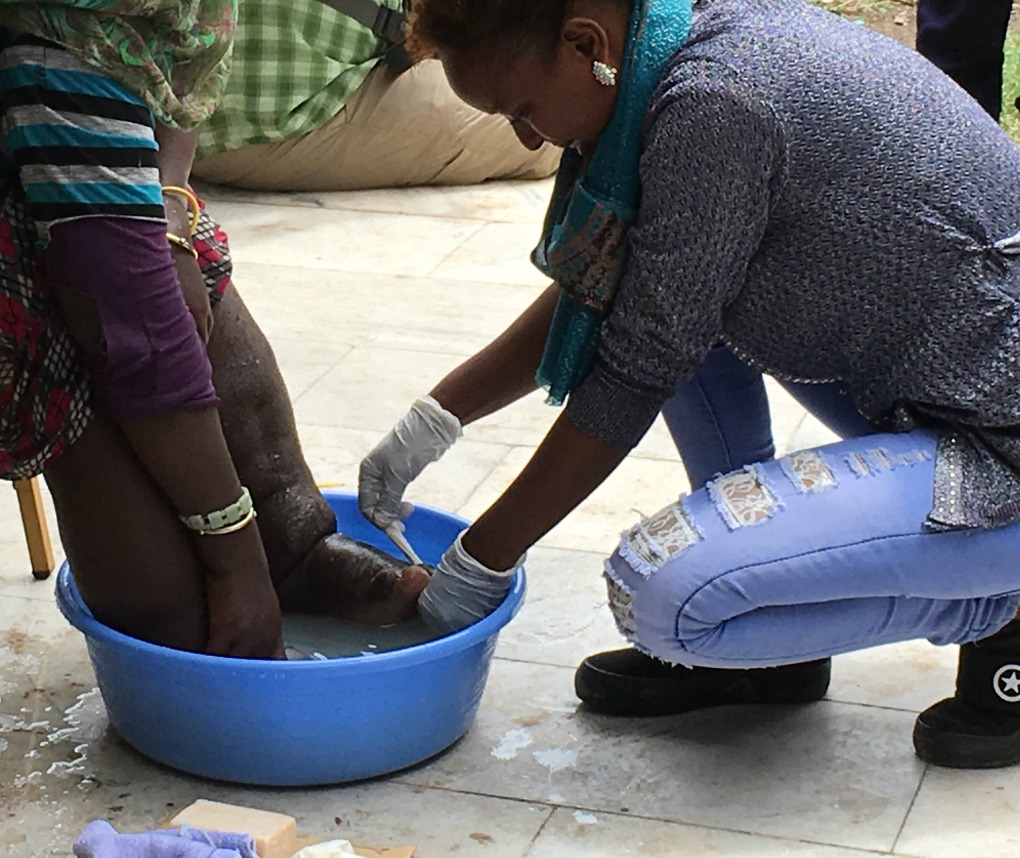 Foot washing An ancient practice provides dignity and healing to those