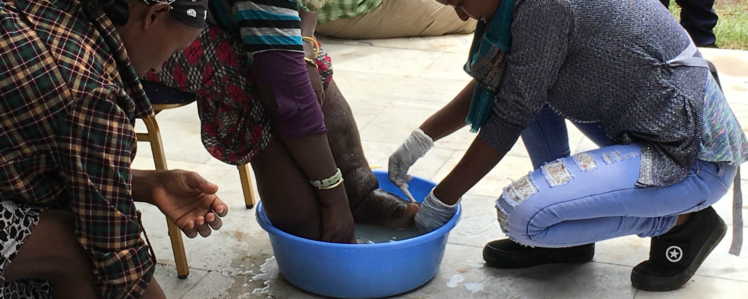 Foot washing An ancient practice provides dignity and healing to those