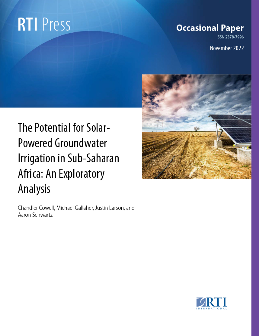 Solar-powered Groundwater Irrigation in Sub-Saharan Africa | RTI