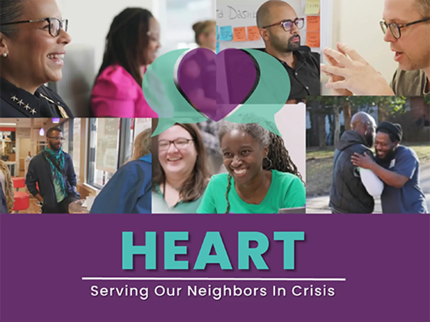"Heart serving our neighbors in crisis" Members of the community coming together