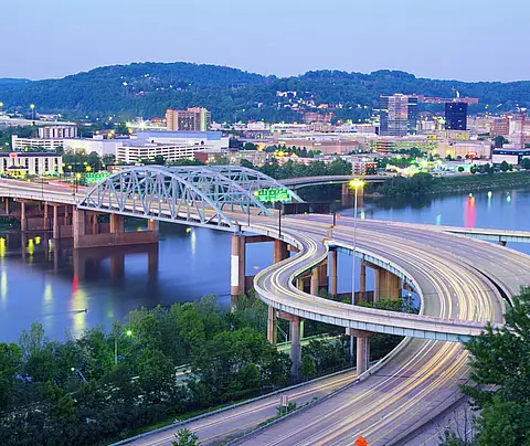 Charleston, West Virginia, skyline