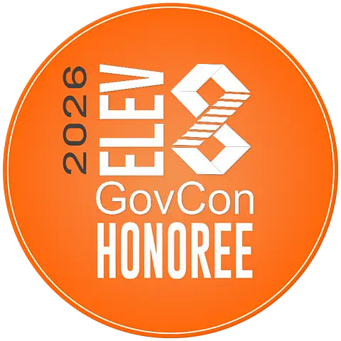 Official logo for the 2026 Elev8 GovCon Honoree award program