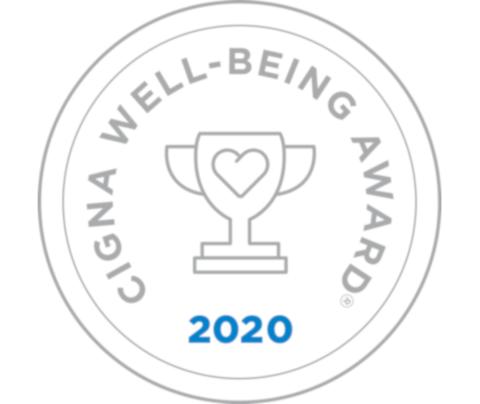 Cigna Well-Being Award 2020 badge