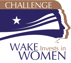 Logo for the Wake Invests in Women Challenge